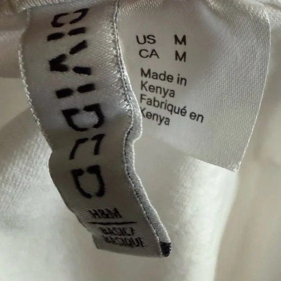 H&M Cropped Camisole Top White Basic Size M - Picture 5 of 6